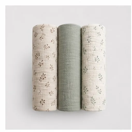 Muslin Swaddle, Pack of 3 — 0-6 m